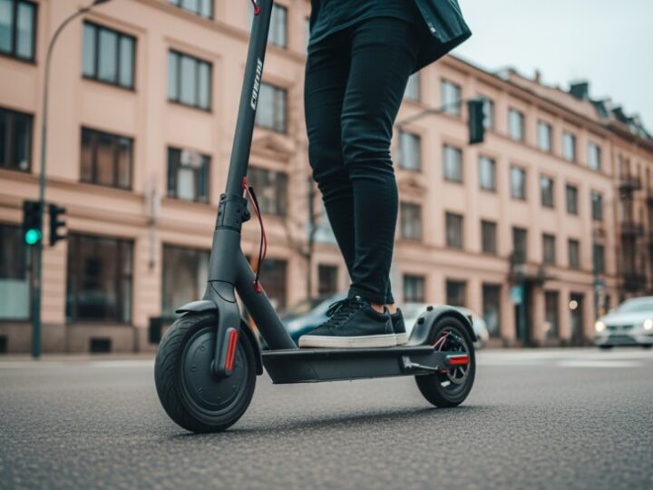 Pijany kierowca hulajnogi upada po zaledwie dwóch metrach jazdy!