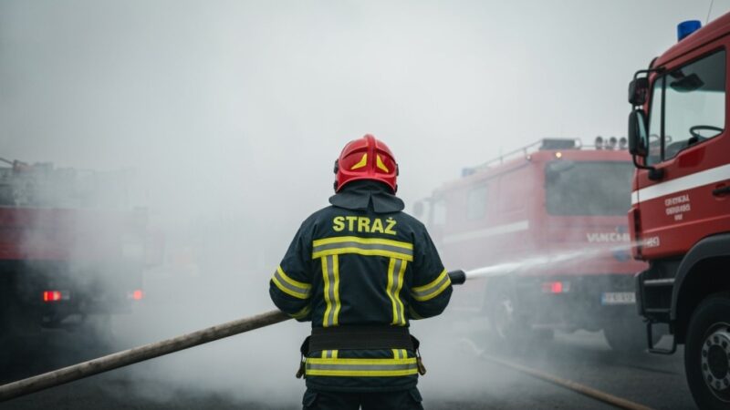Tragiczny pożar na Pradze: Ciało mężczyzny odkryte w ruinach Fortu Śliwickiego