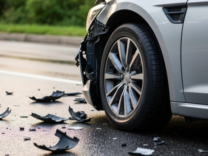 Tragiczny wypadek w Starej Pułapinie: Mercedes roztrzaskany o drzewo, kierowca nie przeżył