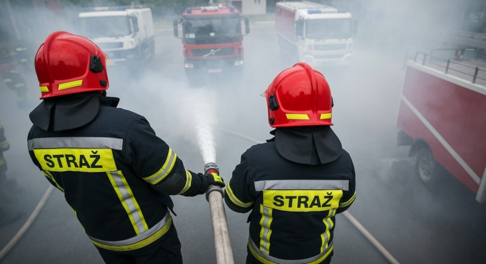 Błyskawiczna akcja strażaków: Pożar altany w Warszawie opanowany!