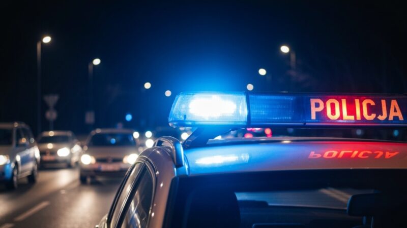 Bracia złapani na gorącym uczynku: kradzież kabli i zniszczenie latarni w Wesołej