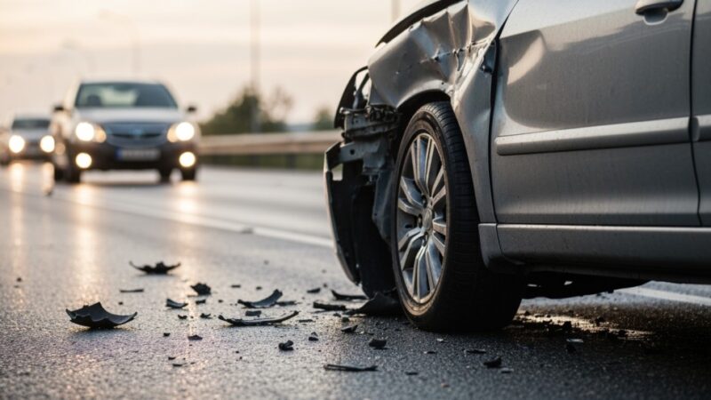 Pijany kierowca uciekł po kolizji, miał ponad 2,5 promila alkoholu