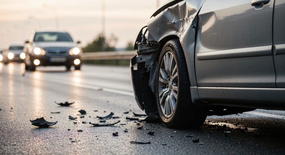 Pijany kierowca uciekł po kolizji, miał ponad 2,5 promila alkoholu