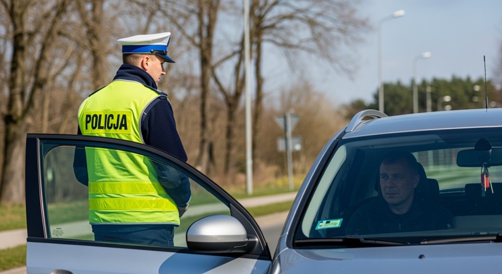 Policjanci po służbie uratowali życie, zatrzymując pijanego motorowerzystę w Puszczy Mariańskiej