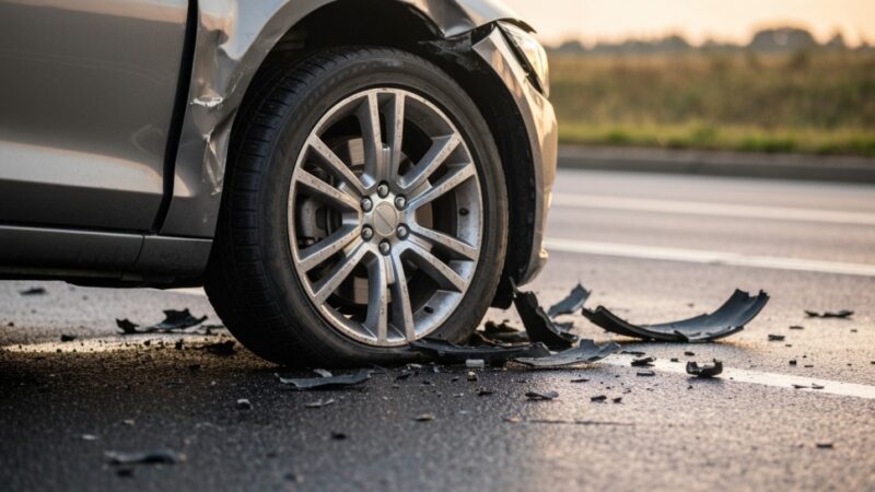 Brawurowa akcja policjanta: Ujął niebezpiecznego kierowcę po kolizji!