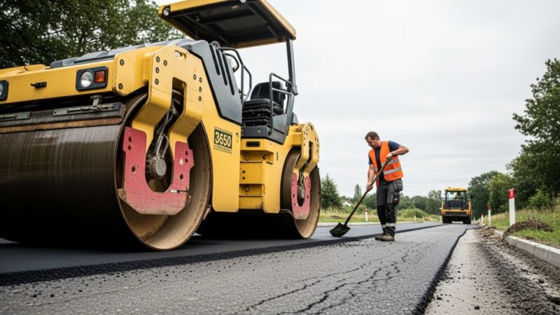 Nowe 2 km asfaltu na ul. Płochocińskiej – prace zakończone!