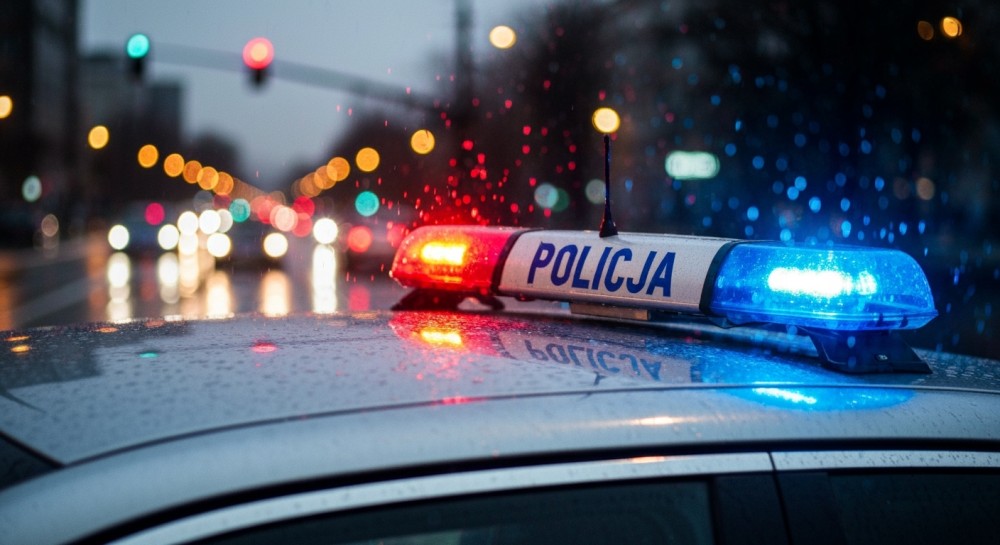 Drony Policji w akcji: Kontrola ciężarówek w Mszczonowie