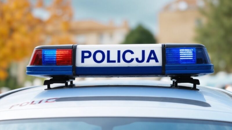 Nowa maskotka Komendy Powiatowej Policji w Starych Babicach uczy dzieci bezpieczeństwa