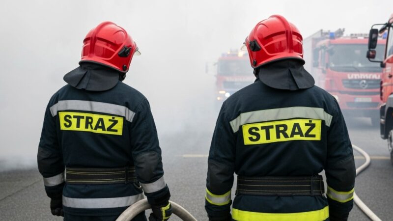 Pożar w Warszawie: Szybka akcja ratunkowa ratuje lokatorkę i koty