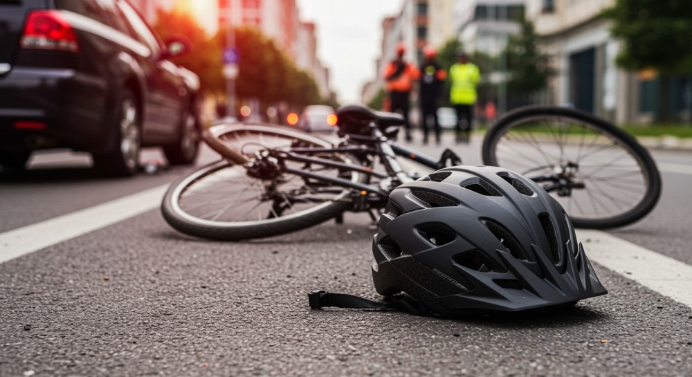 Ruch rowerowy i autobusowy na ul. Grenadierów w obie strony