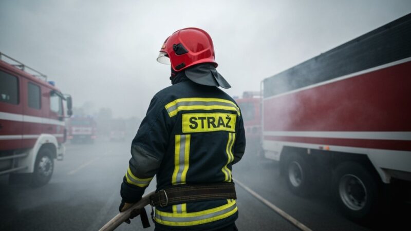Błyskawiczna akcja strażników ratuje życie w Ursusie
