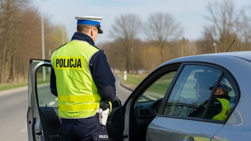 Kierowca z dożywotnim zakazem prowadzenia ujawniony podczas kontroli w Nasielsku