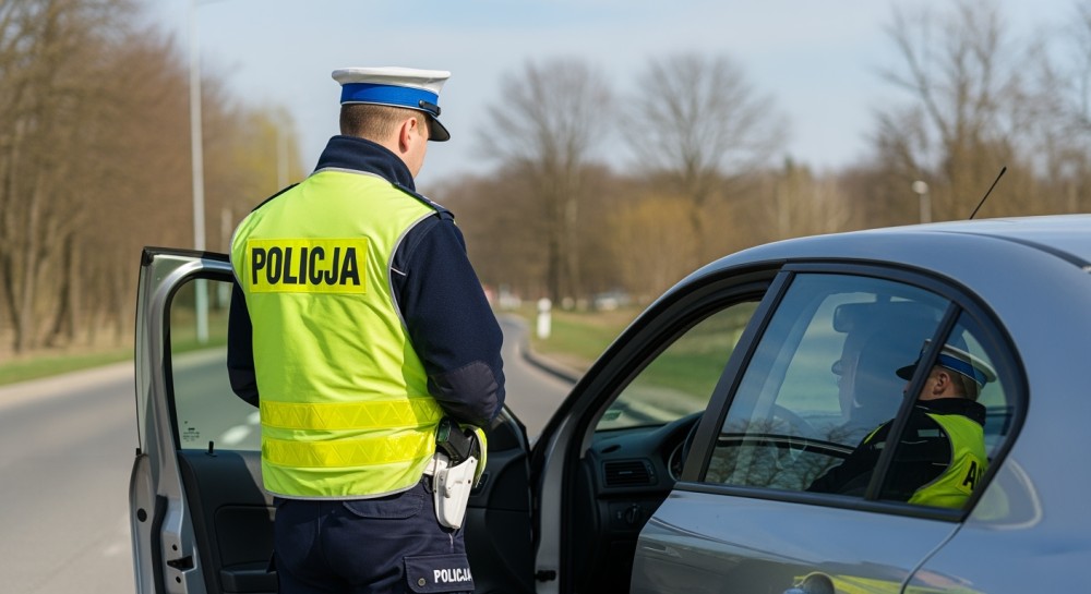 Kierowca z dożywotnim zakazem prowadzenia ujawniony podczas kontroli w Nasielsku