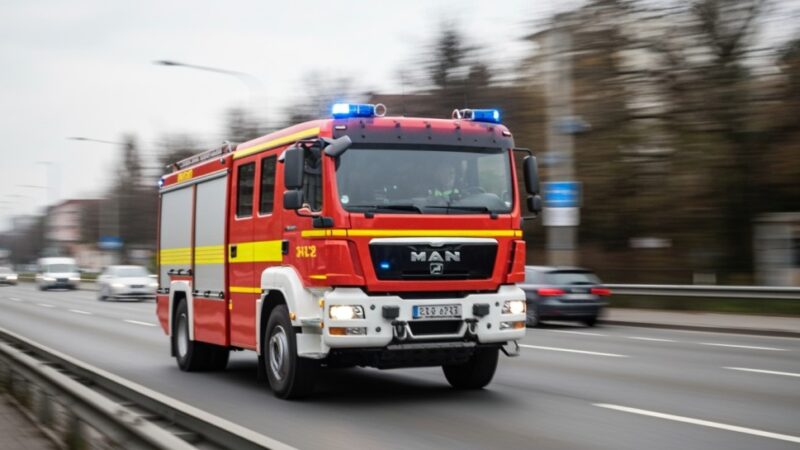 Pożar na Targówku: Działkowicz uratowany dzięki błyskawicznej reakcji!