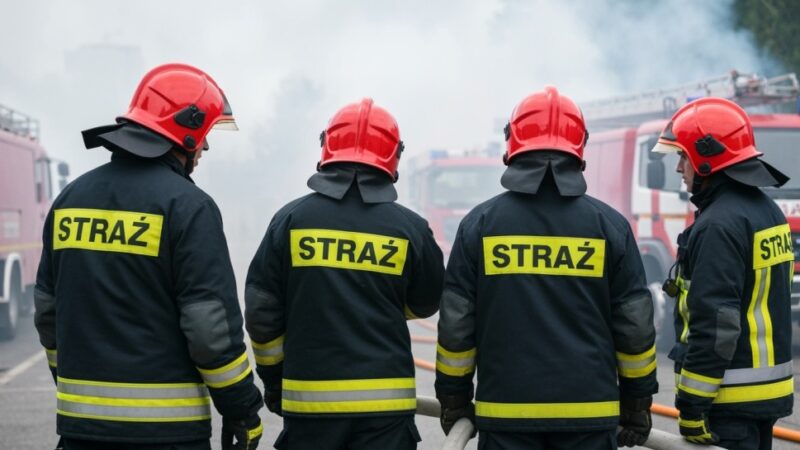 Strażnicy miejscy uratowali Bielany przed pożarem altany