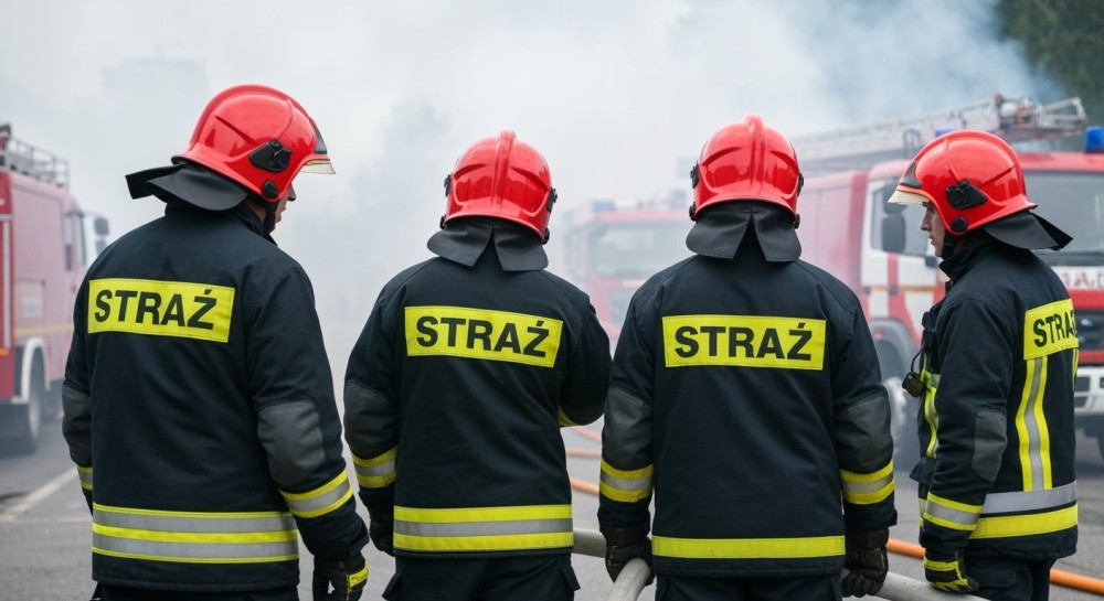 Strażnicy miejscy uratowali Bielany przed pożarem altany