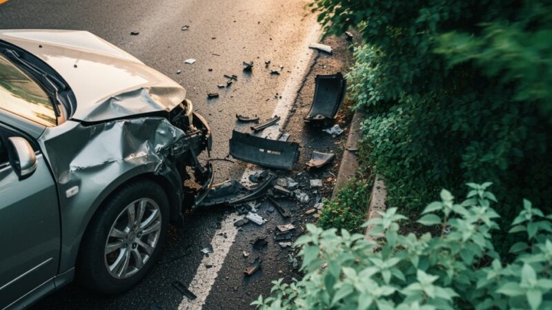 Kolizja na ruchliwym skrzyżowaniu w Woli