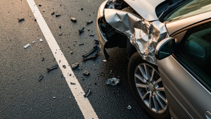 Wymijanie, które zakończyło się katastrofą: groźna kolizja w Kamionce