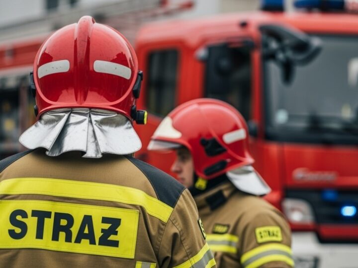 Nowoczesny wóz strażacki w OSP Bielany: symbol bezpieczeństwa dla społeczności