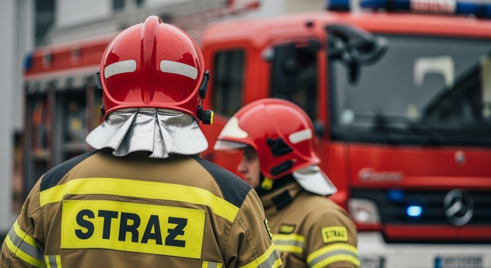 Nowoczesny wóz strażacki w OSP Bielany: symbol bezpieczeństwa dla społeczności