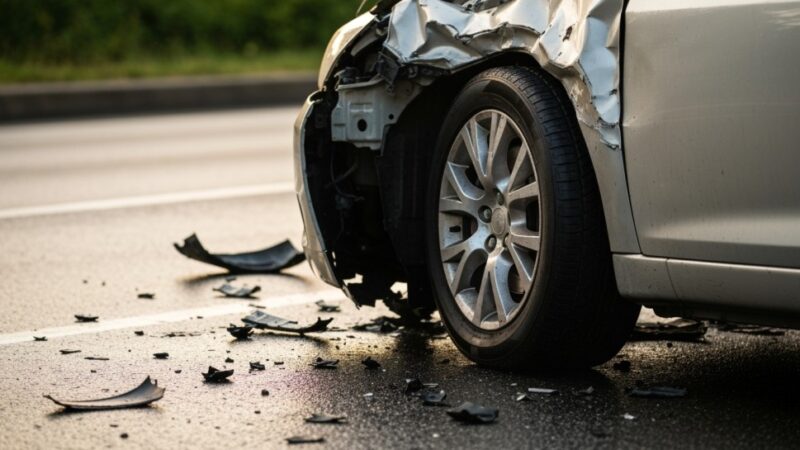 Poważny wypadek na A2: Kierowca zasnął za kierownicą