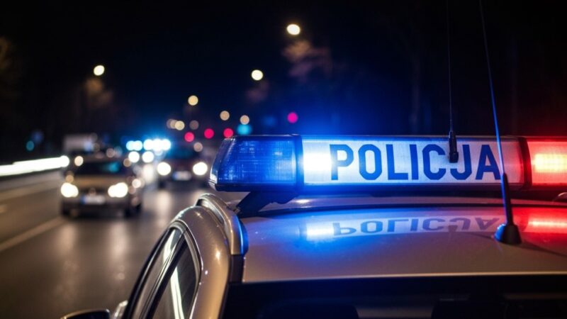 Agresywny syn zatrzymany po interwencji policji w Milanówku