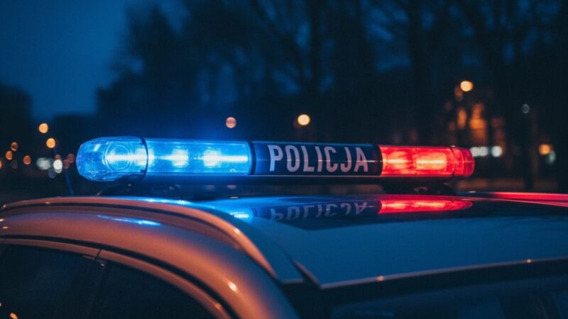 Niebezpieczny pościg w Otwocku: 28-latek aresztowany po zderzeniu z radiowozem