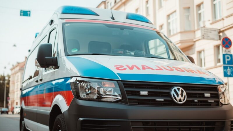 Ratownicy w akcji: ewakuacja z 50-metrowej wieży w Warszawie