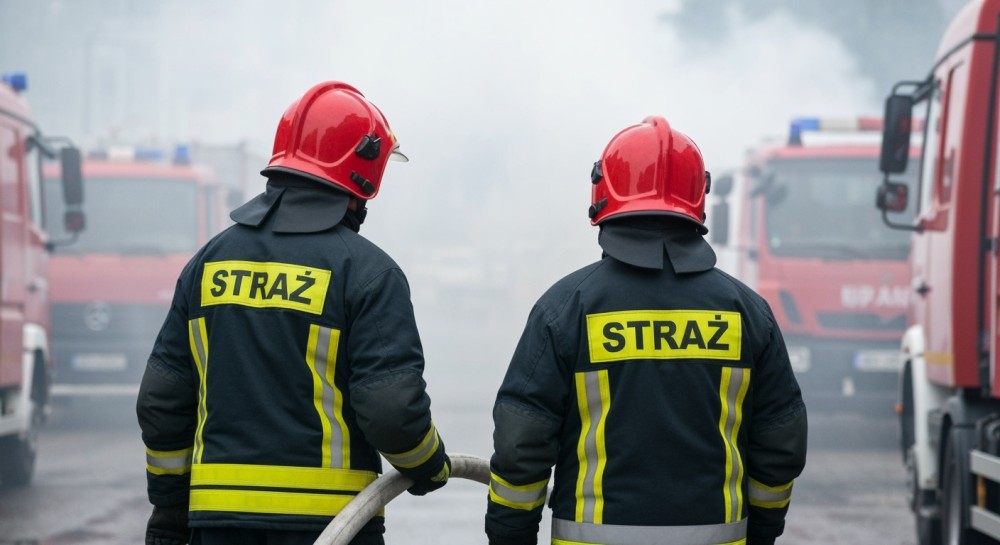 Pożar na Bielanach: niebezpieczeństwo dla mieszkańców w ogniu traw