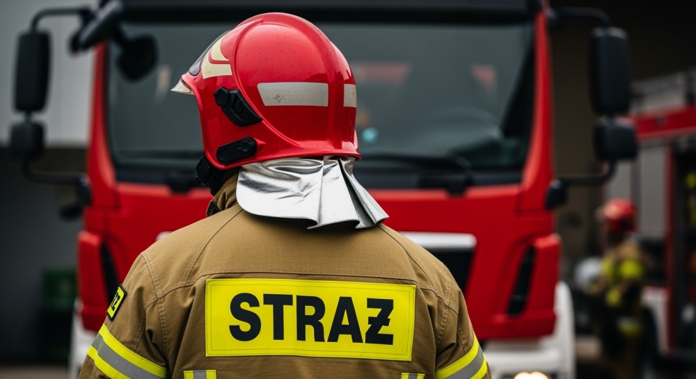 Targówek w ogniu: strażacy walczą z pożarem hali makulatury