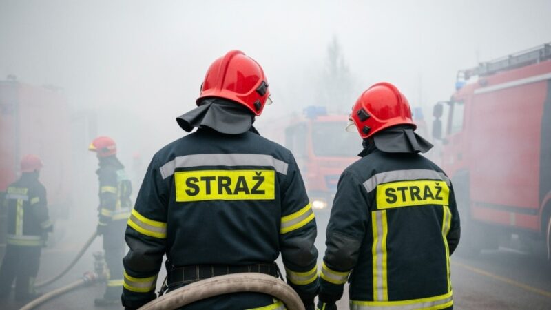 Błyskawiczna akcja strażaków: Pożar traw przy Wale Miedzeszyńskim opanowany!