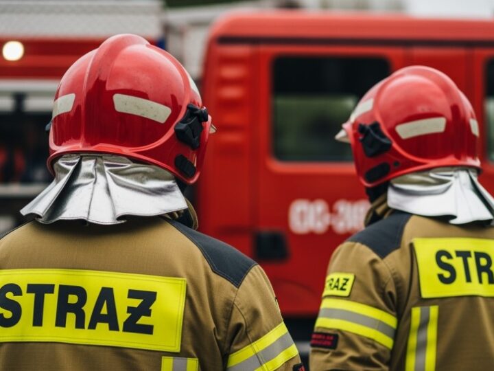 Pożar w garażu: Strażacy w akcji na Rembielińskiej!