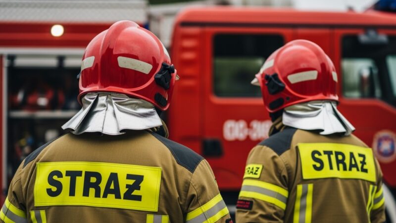 Pożar w garażu: Strażacy w akcji na Rembielińskiej!