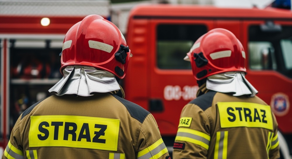 Pożar w garażu: Strażacy w akcji na Rembielińskiej!