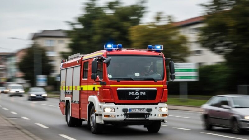 Pożar w Szeligach: mieszkańcy w akcji, strażacy na ratunek!