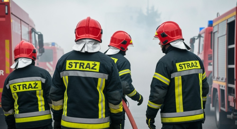 Bohaterska reakcja policji w Mińsku Mazowieckim podczas pożaru