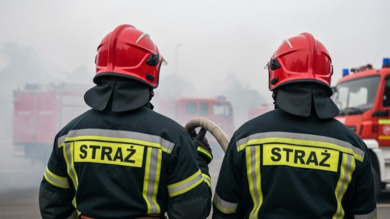 Bohaterowie w akcji: Policjantki i ratownik uratowali rodzinę z płonącego domu