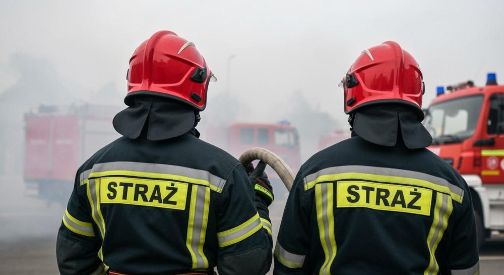 Bohaterowie w akcji: Policjantki i ratownik uratowali rodzinę z płonącego domu