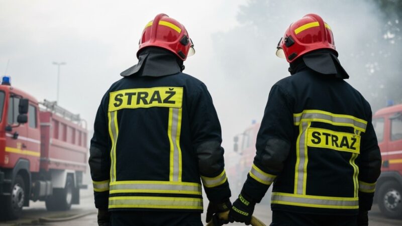 Nocny pożar SUV-a na Pradze-Północ: Służby w akcji!