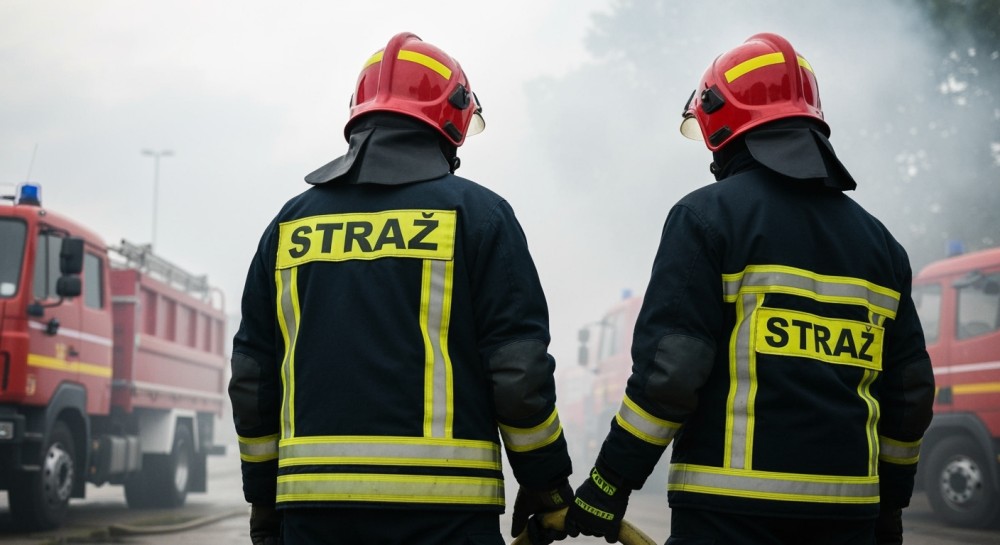 Nocny pożar SUV-a na Pradze-Północ: Służby w akcji!