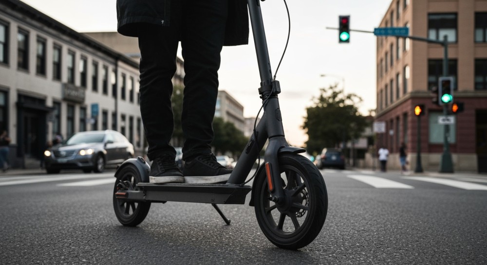 Poważny wypadek na ul. Szwedzkiej: skuter w ciężkim stanie po zderzeniu z samochodem