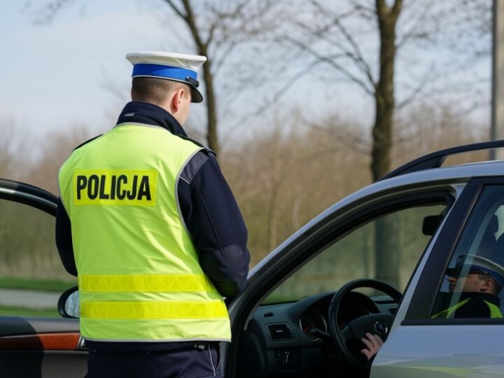 Pijany kierowca bez uprawnień zatrzymany przez policję