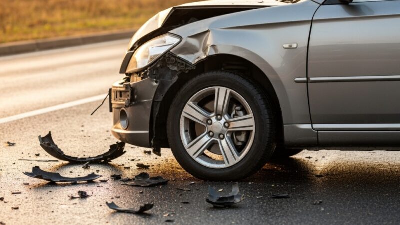 Tragiczny wypadek: motorowerzysta ginie po zderzeniu z samochodem