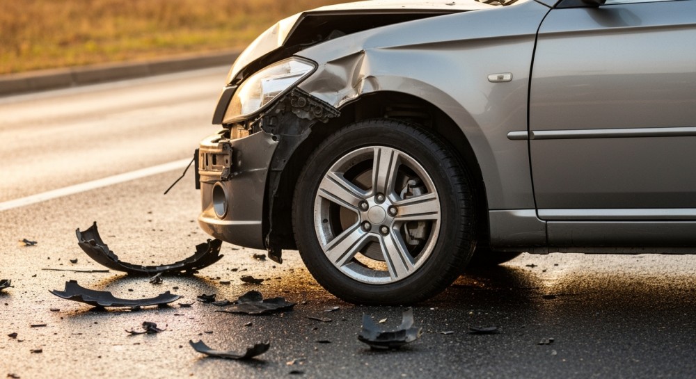 Tragiczny wypadek: motorowerzysta ginie po zderzeniu z samochodem