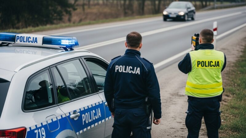Pijany kierowca w akcji: wypadek na ulicy Tarczyńskiej!