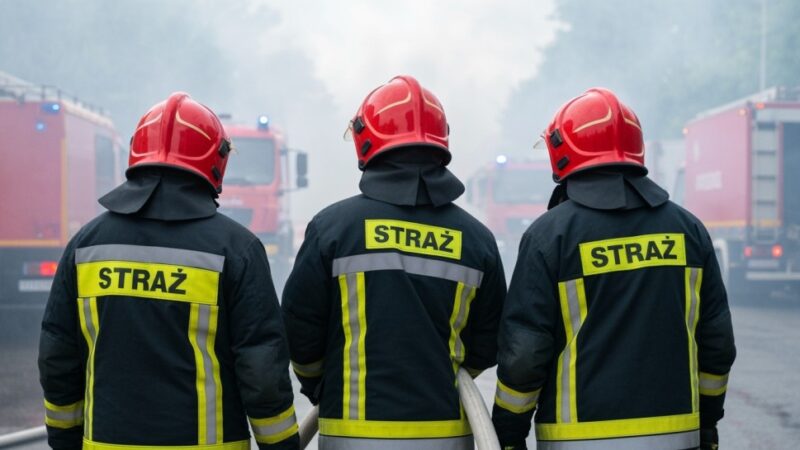 Pożar krzyża w Warszawie: strażacy w akcji ratują parafię przed zagrożeniem