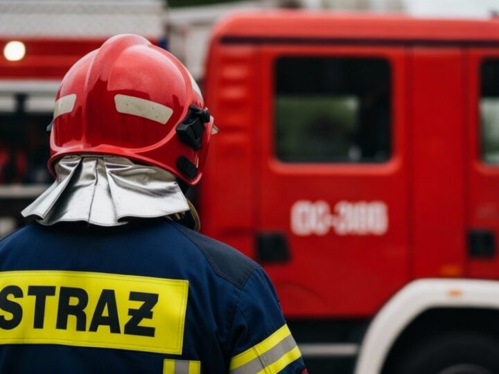 Szkoła w Łukowej – serce akcji ratowniczej w obliczu pożaru