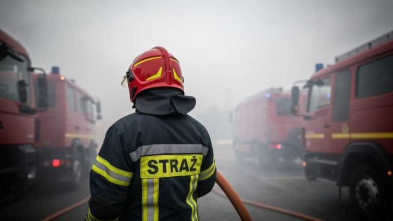 Zatrzymany za podpalenie stoiska ze zniczami na Żoliborzu