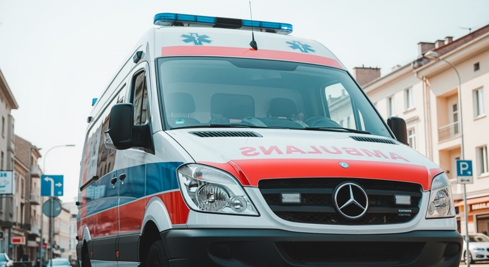 Strażnicy na miejscu katastrofy lotniczej