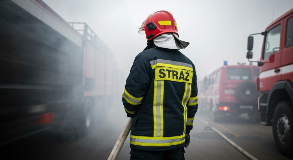 Młody podpalacz zatrzymany po serii pożarów w Wilanowie
